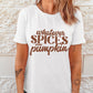 White Whatever Spices Your Pumpkin Graphic Tee