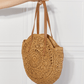 Justin Taylor C'est La Vie Crochet Handbag in Caramel