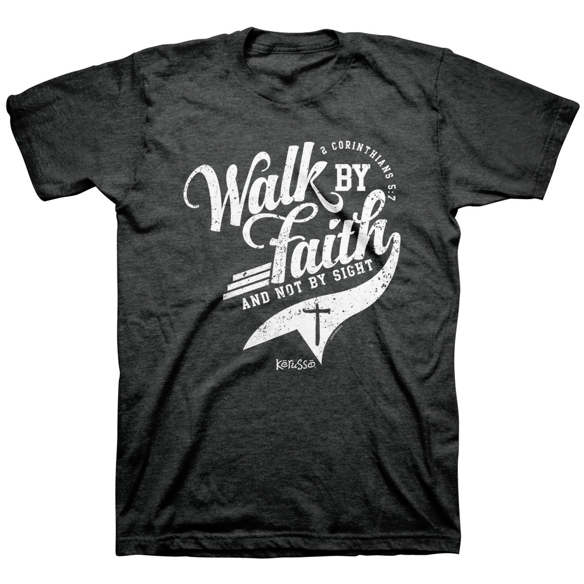 Kerusso Christian T-Shirt Walk By Faith