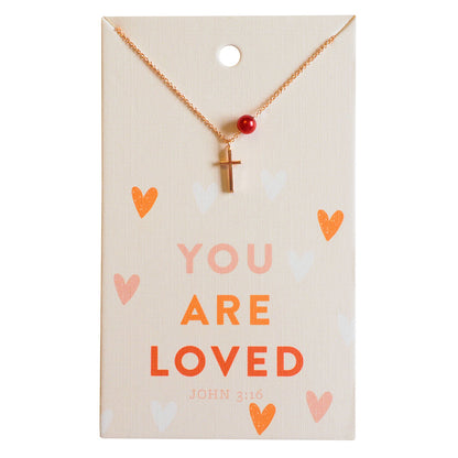 grace & truth You Are Loved Keepsake Necklace