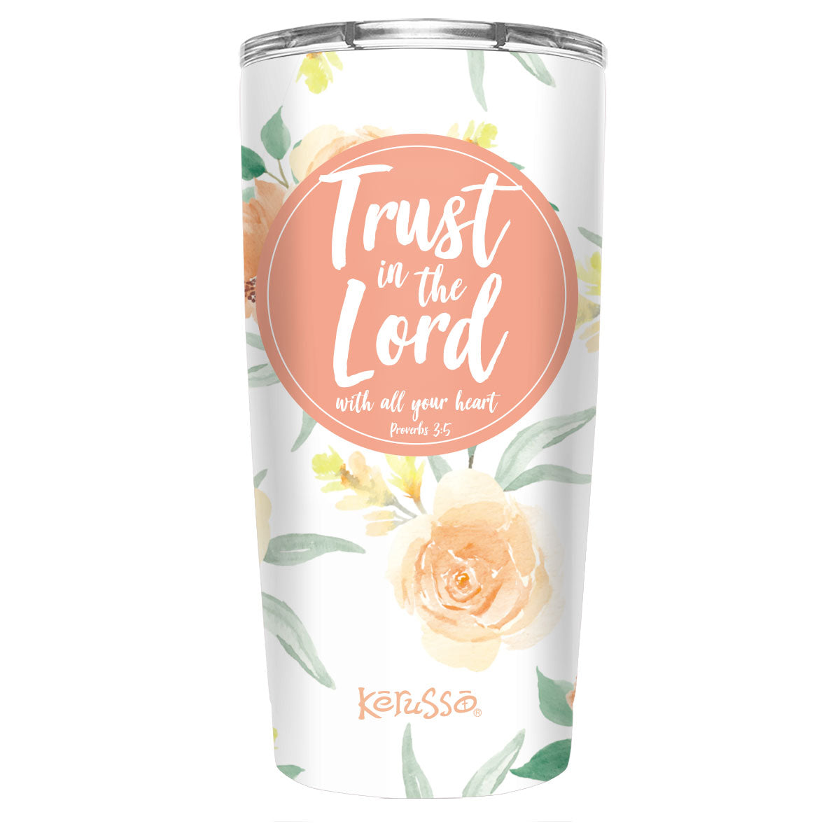 Kerusso Trust In The Lord 20 oz Stainless Steel Tumbler