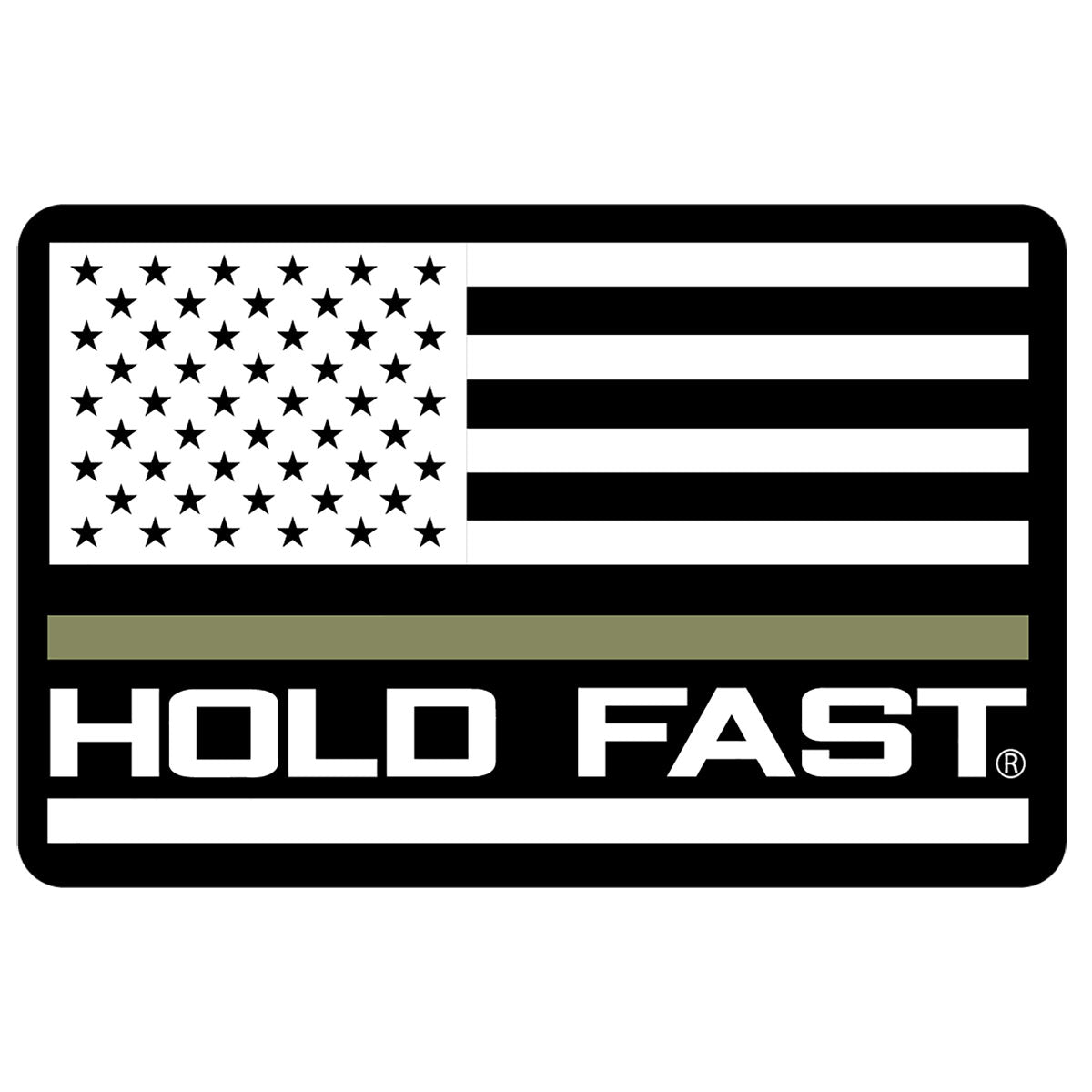 HOLD FAST Military Flag Sticker