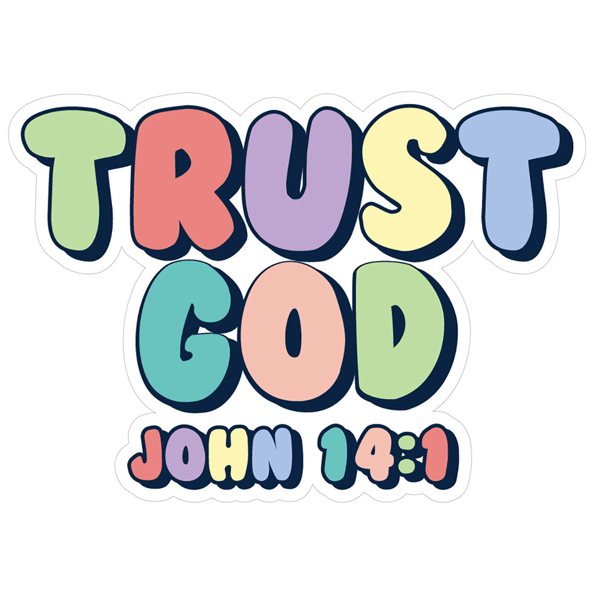 Kerusso Sticker Trust God