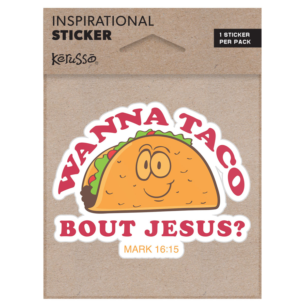 Kerusso Sticker Wanna Taco